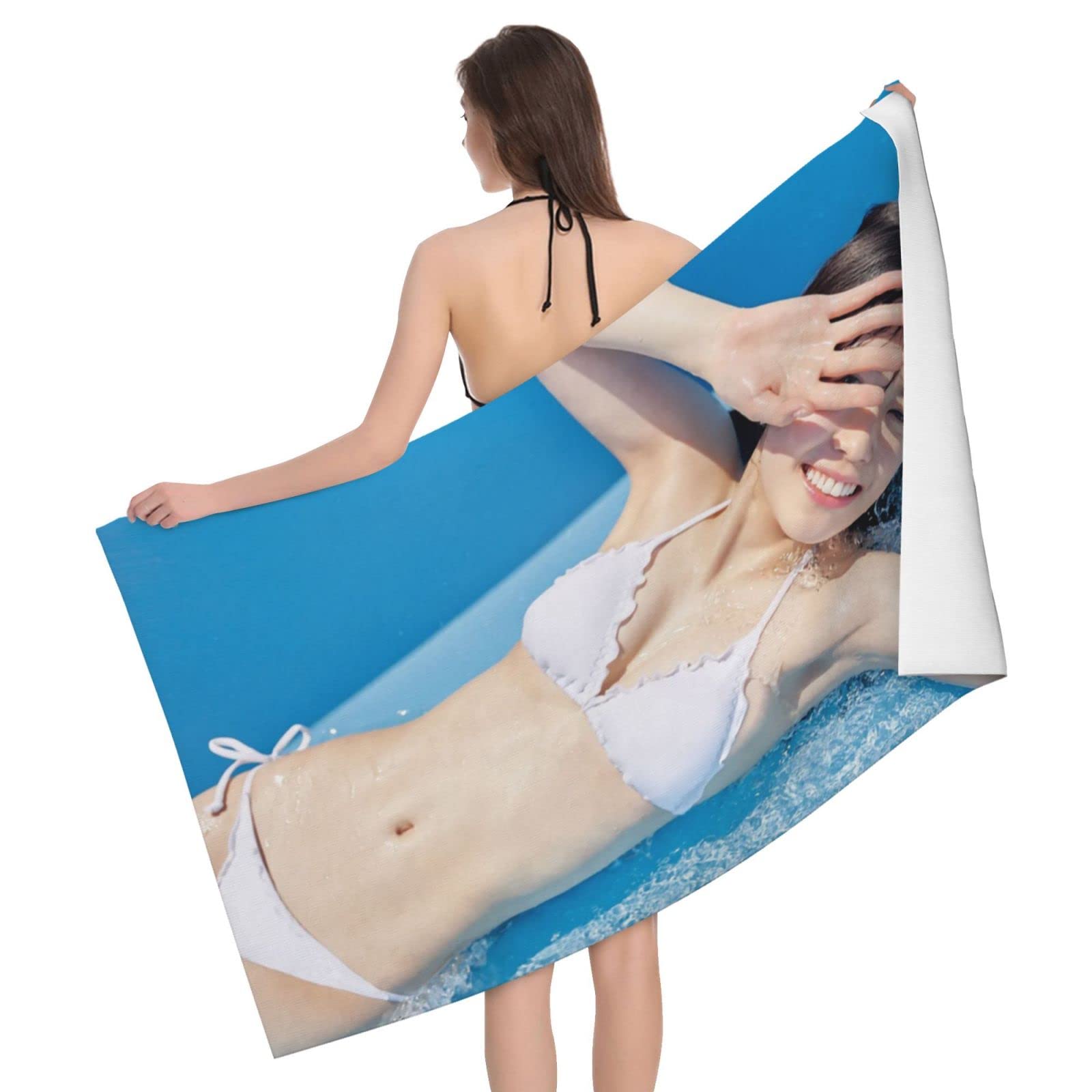 Amazon.co.jp: 丹生明里 バスタオル 速乾 ビーチタオル 大判 スポーツ